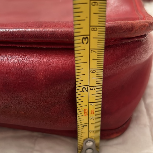 Vintage Red Coach Purse - Picture 10 of 11